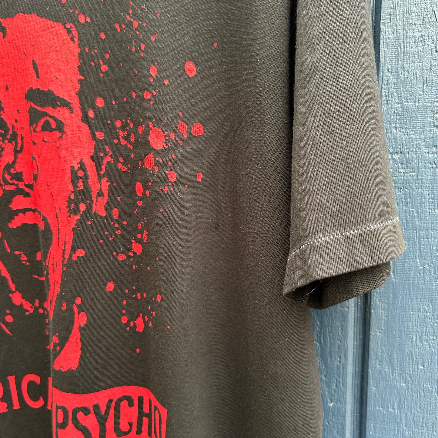 American Psycho Black Vintage Large Tee