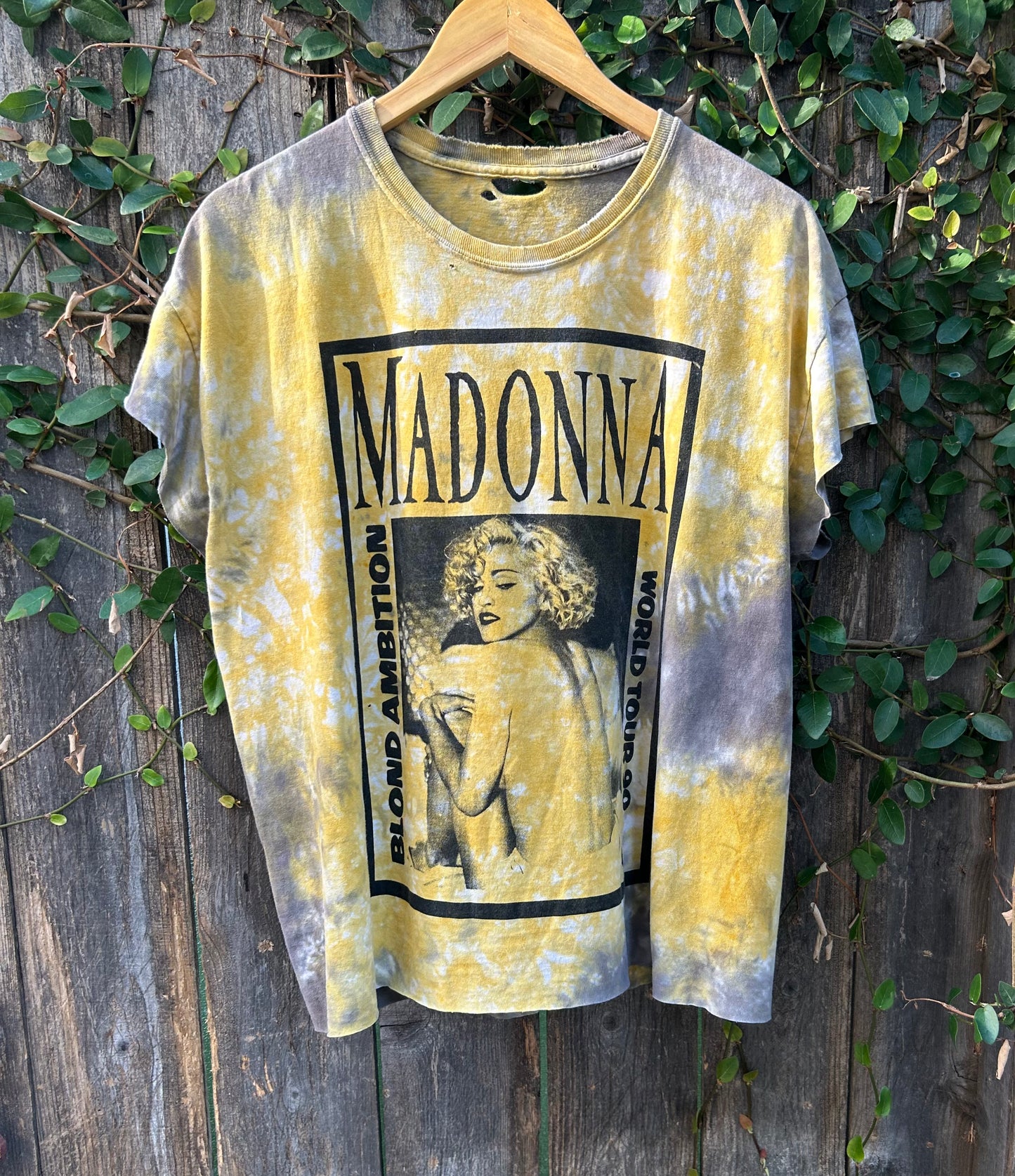 Madonna Vintage Tie-Dye Large Tour Tee