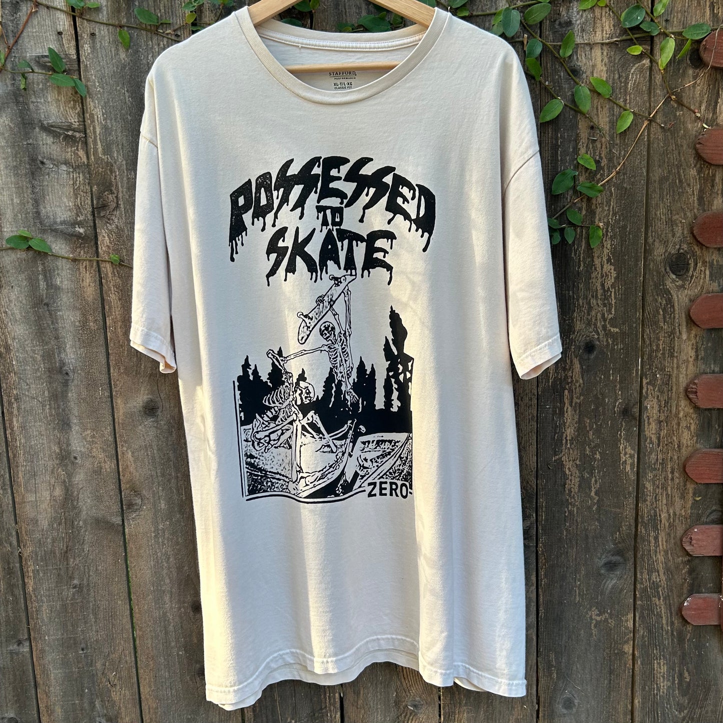 Possessed To Skate XL White Tee