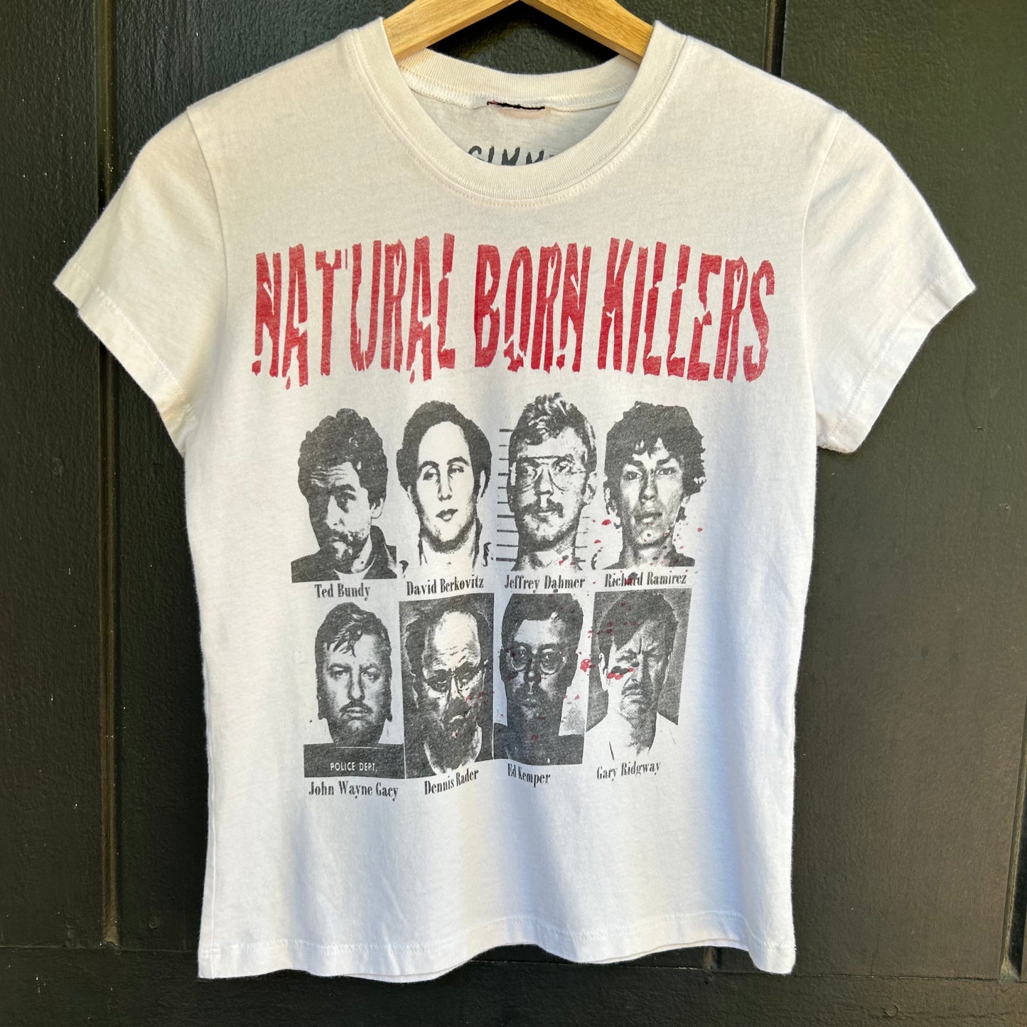 Natural Born Killers Small White Babydoll Tee