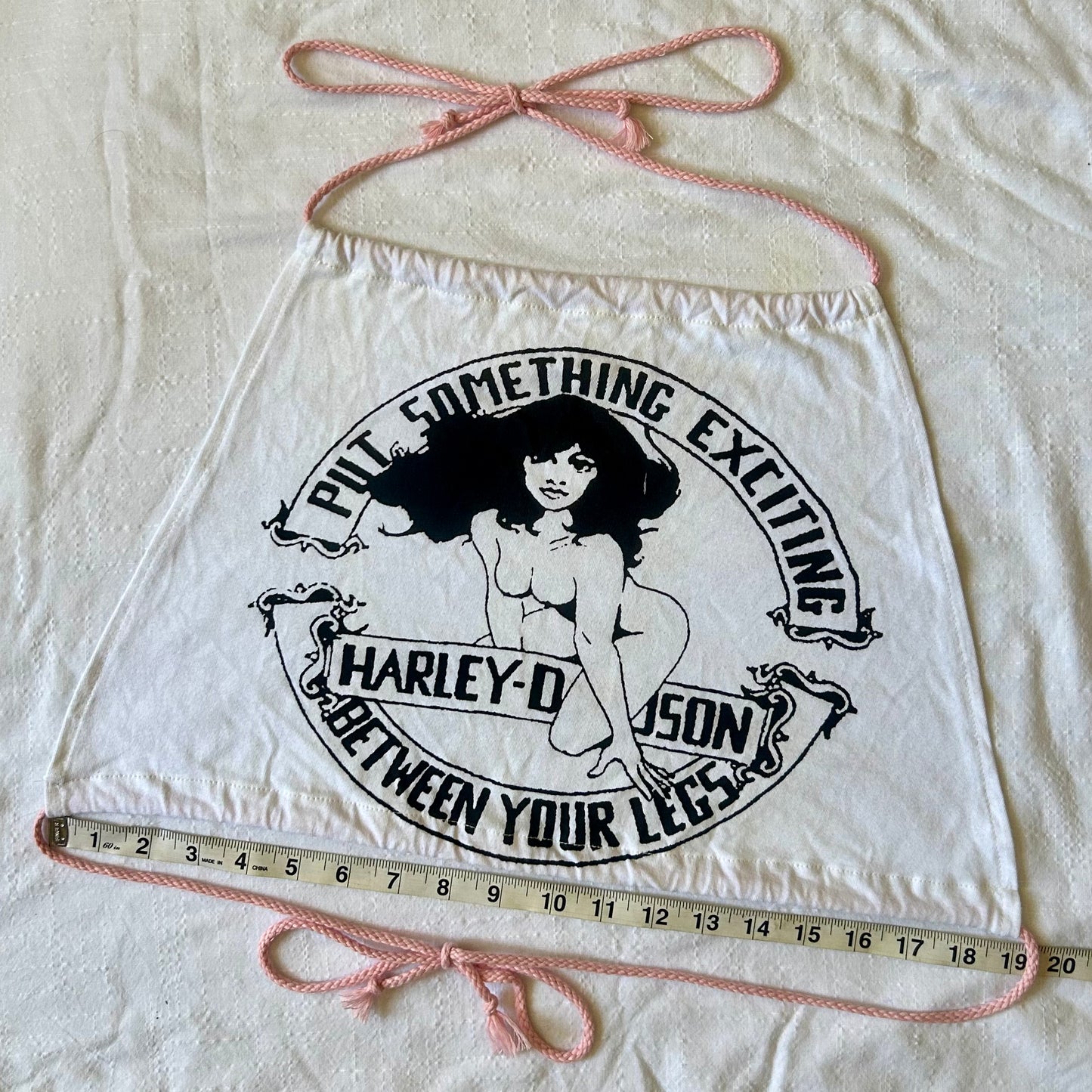 Harley Davidson White Halter Top