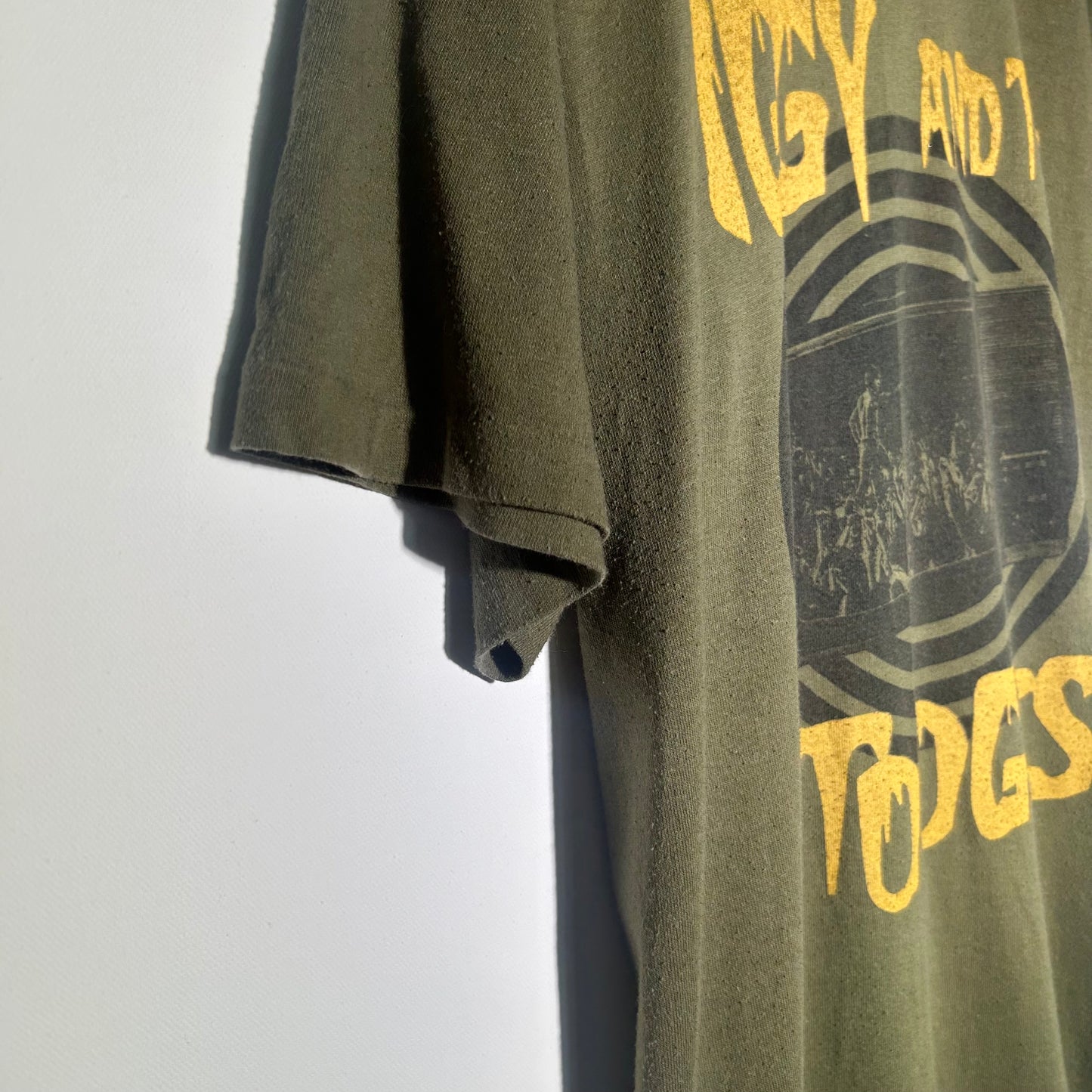 Iggy & The Stooges Green Vintage XL Tee Shirt