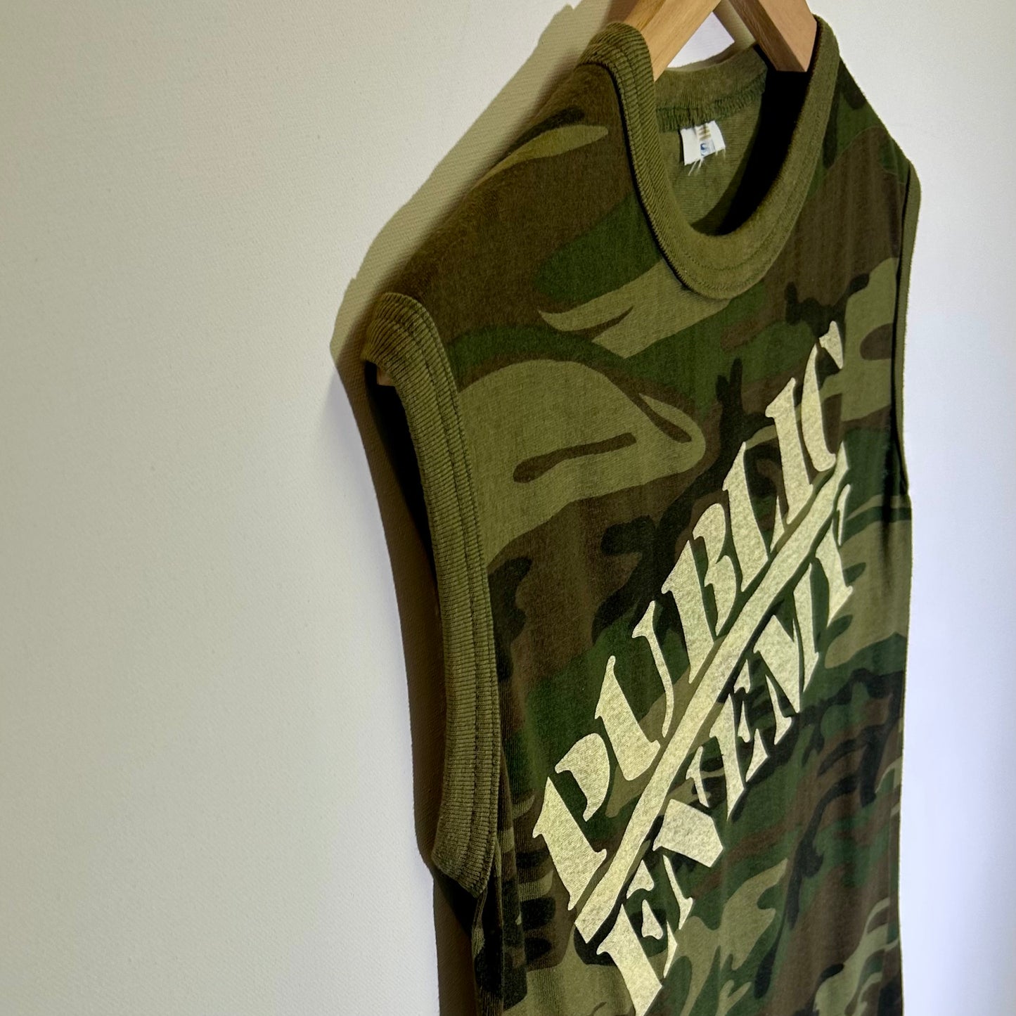 Public Enemy Camo Vintage Small Tank Top