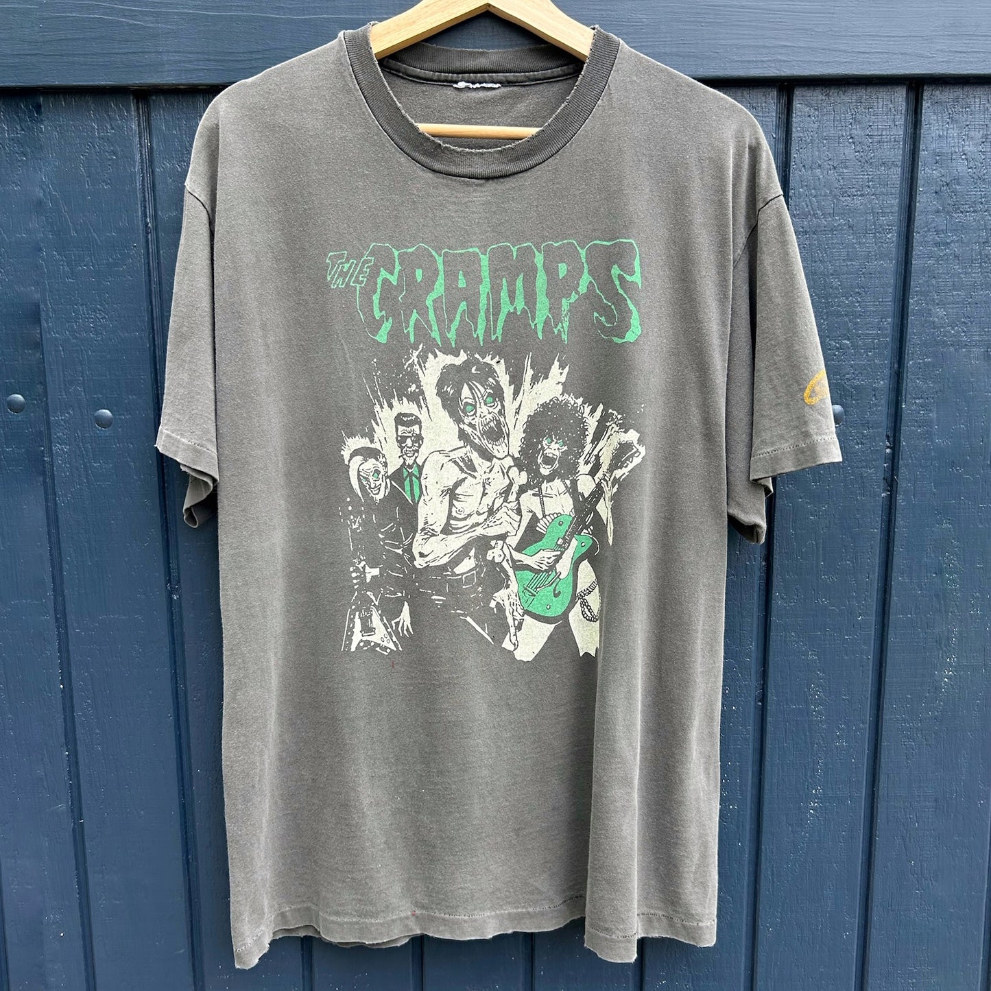 The Cramps Vintage Gray Zombie XL Tee