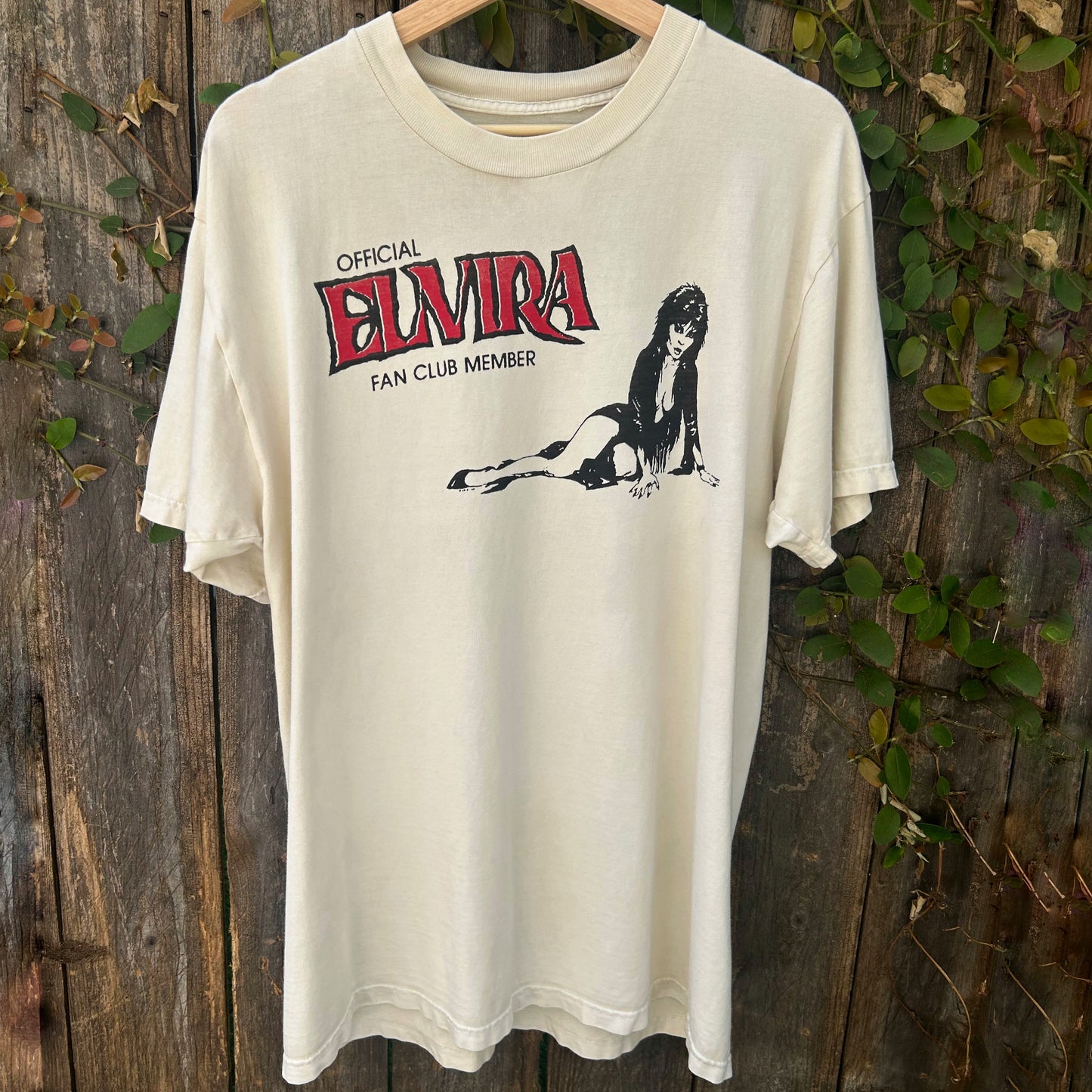 Elvira Fan Club XL White Tee Shirt