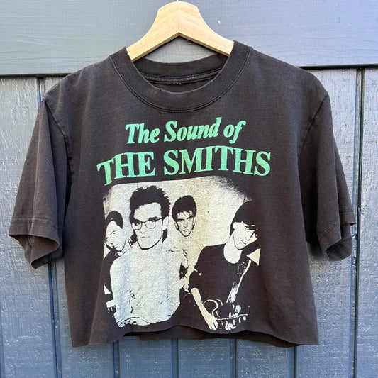 The Smiths Black Large Cropped Tee