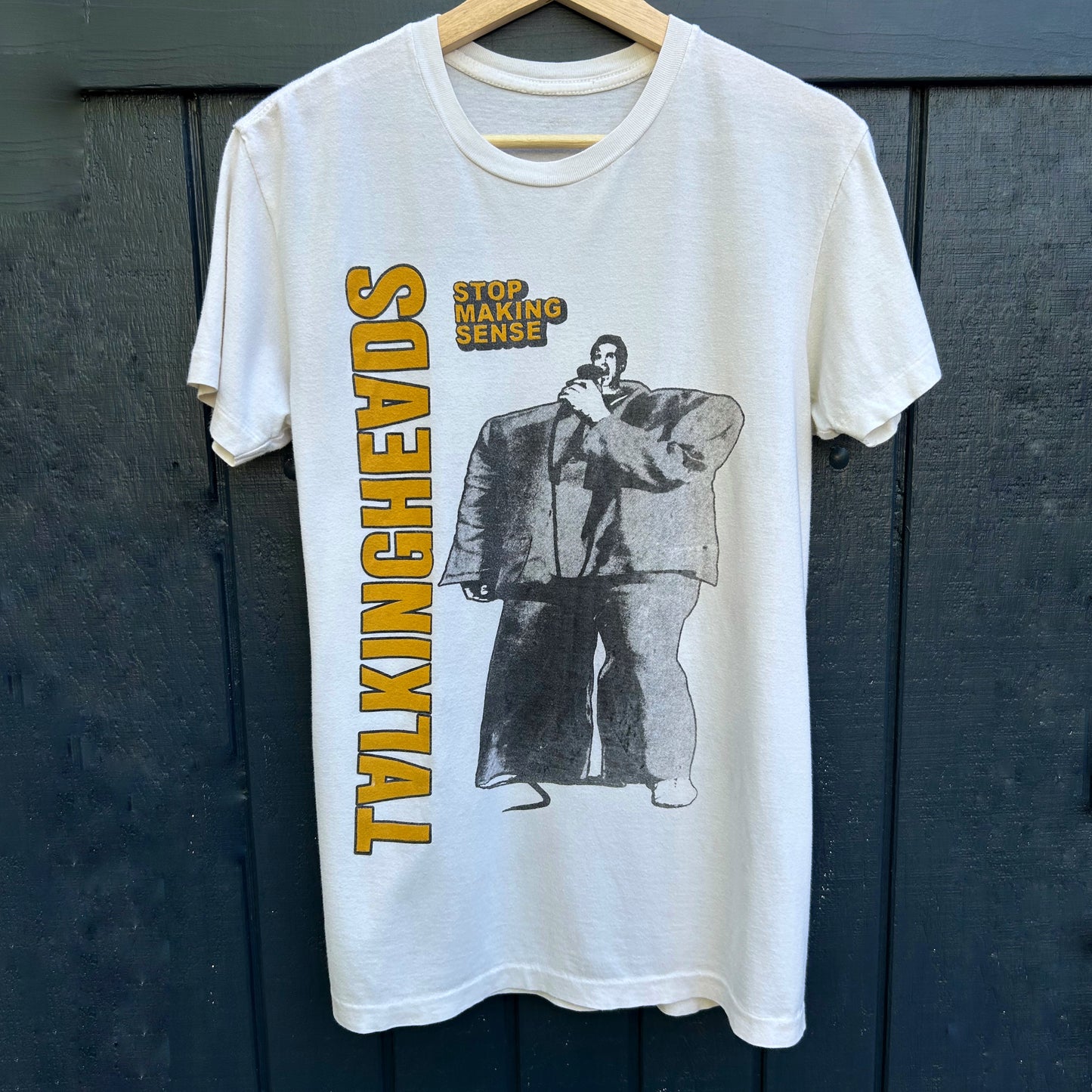 Talking Heads White Vintage Medium Tee