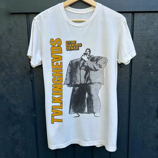 Talking Heads White Vintage Medium Tee