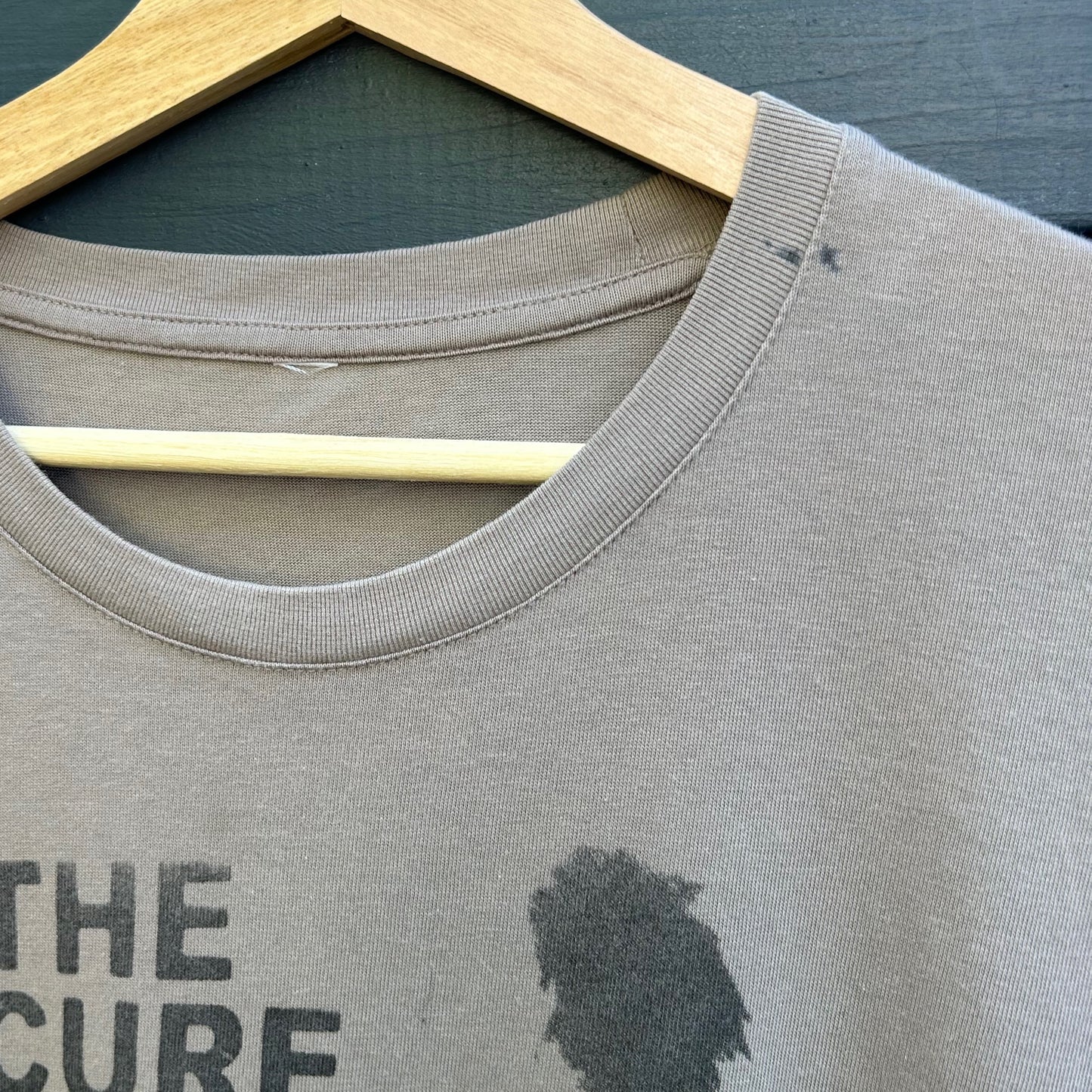 The Cure 'Boys Don't Cry' Gray Large Tee Shirt