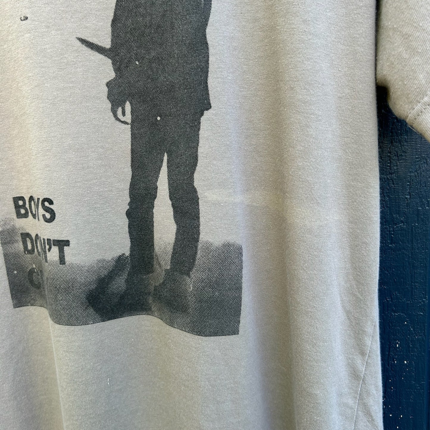 The Cure 'Boys Don't Cry' Gray Large Tee Shirt