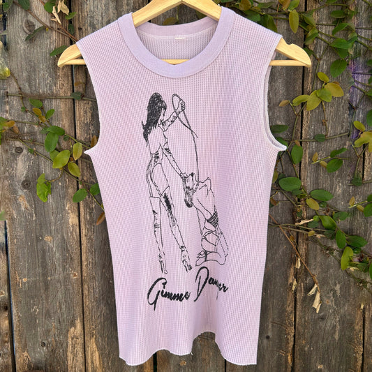 Gimme Danger BDSM Pastel Purple Small Thermal Tank Top