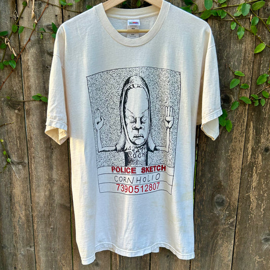 Beavis & Butthead Cornholio XL White Tee