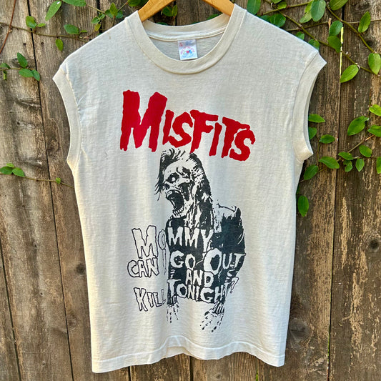 Misfits Vintage Medium White Tank Top