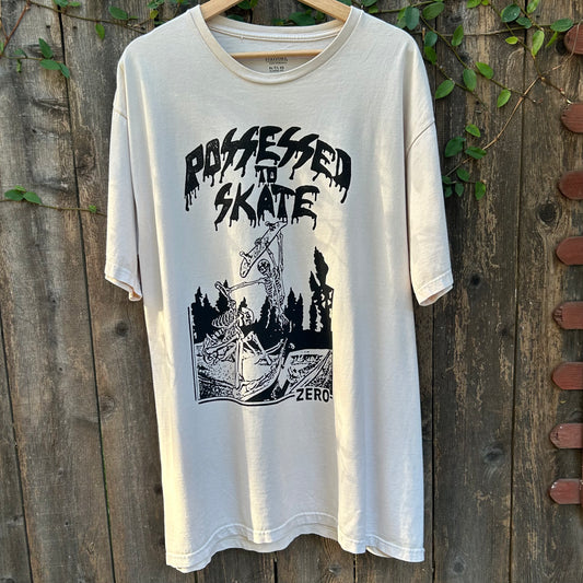 Possessed To Skate XL White Tee