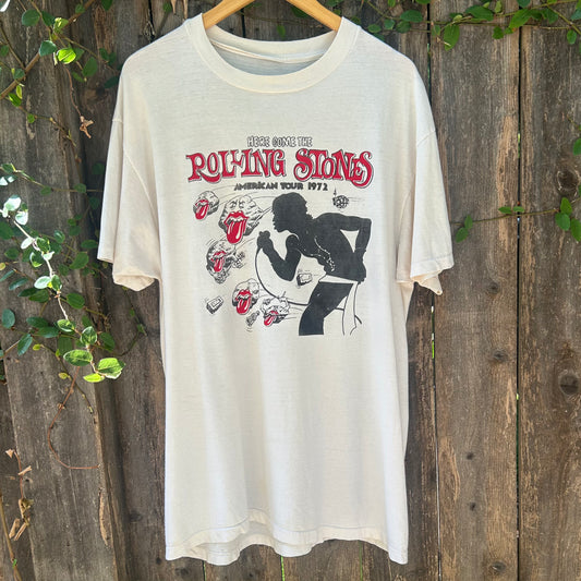 Rolling Stones Vintage XL White Tour Tee