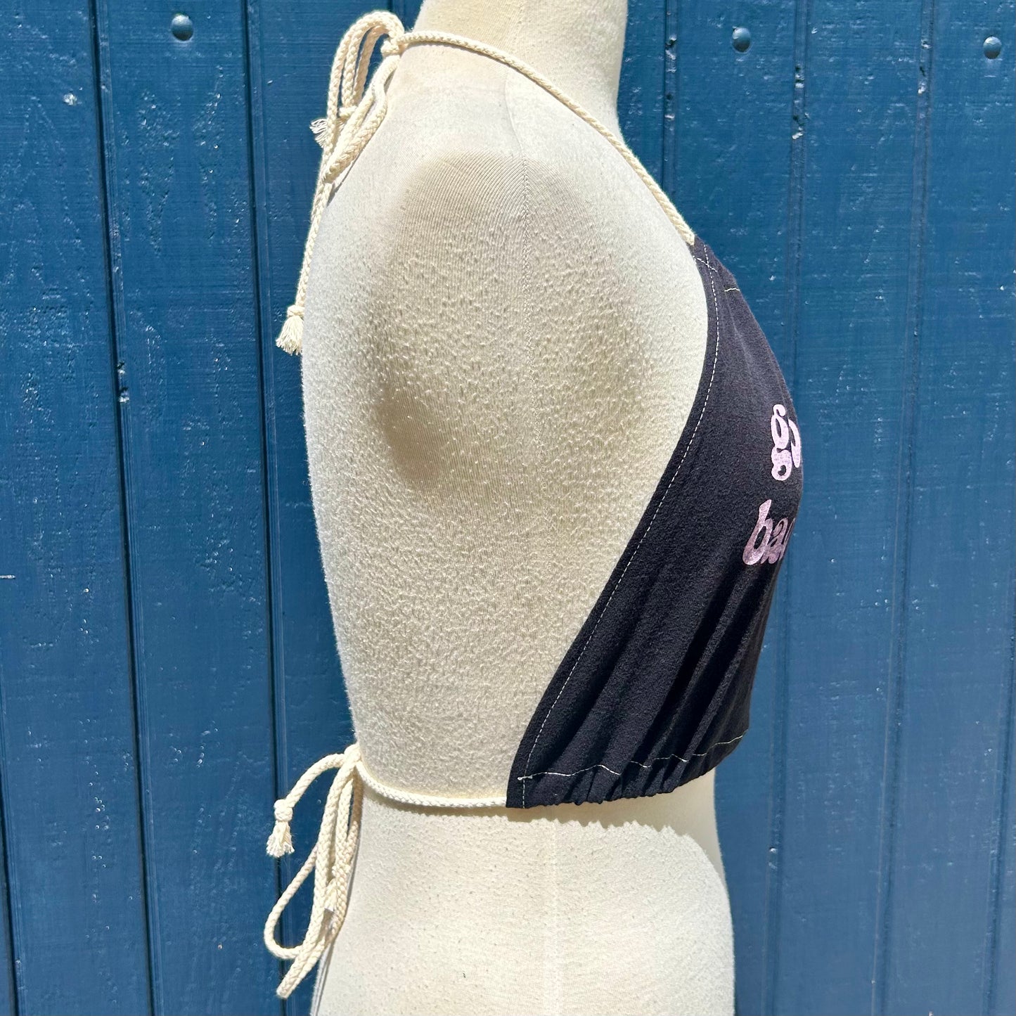 Blondie Black Halter Top