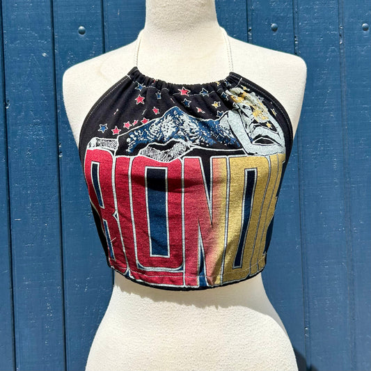 Blondie Black Halter Top