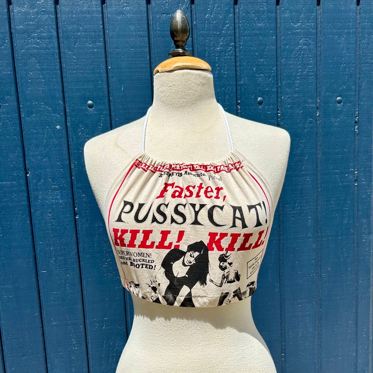 Faster Pussycat, Kill! Kill! Cream Halter Top
