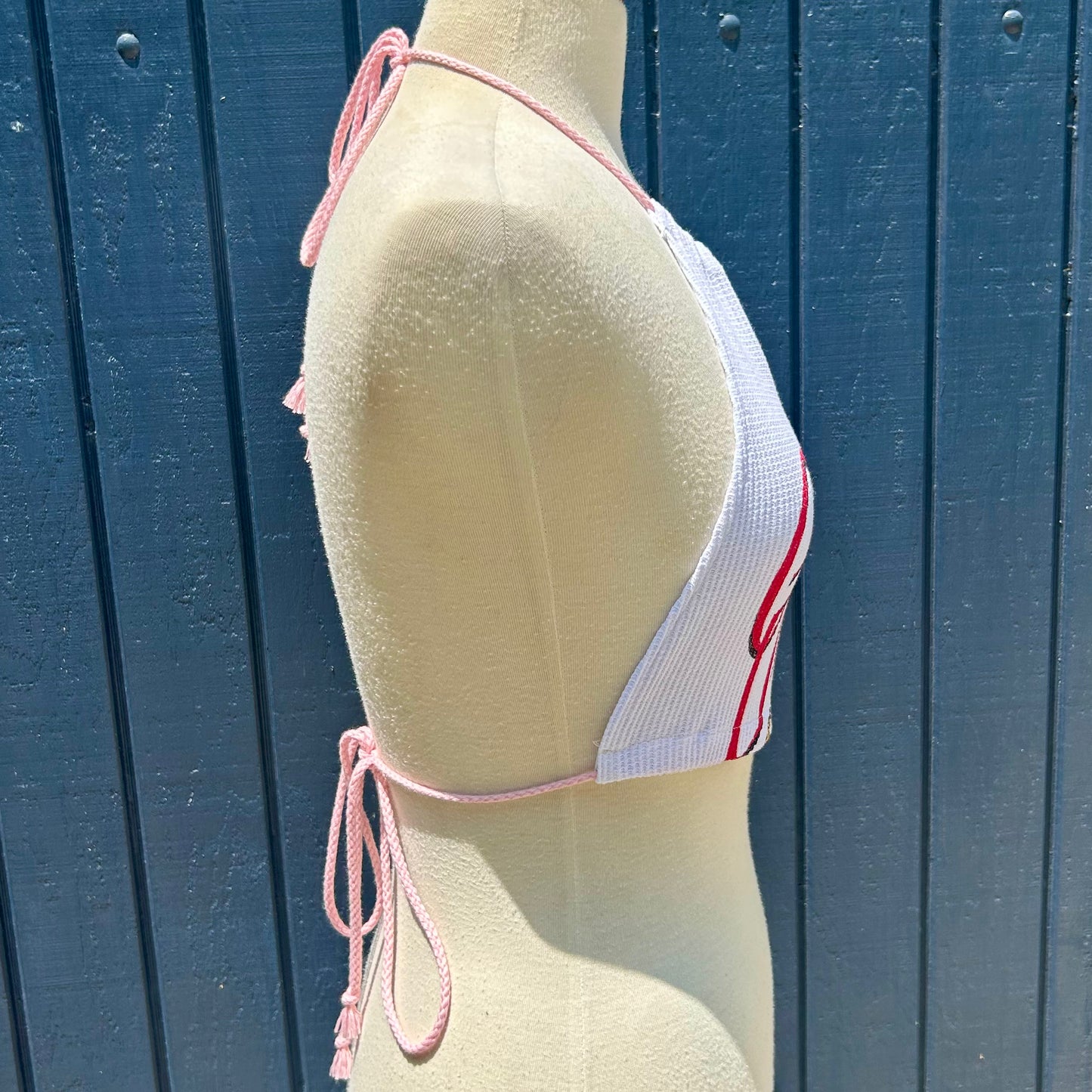 Gimme Danger White Halter Top