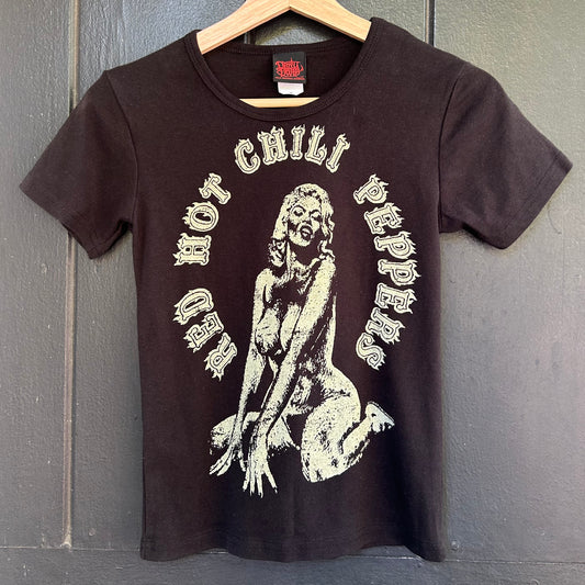 Red Hot Chili Peppers Medium Black Babydoll Tee