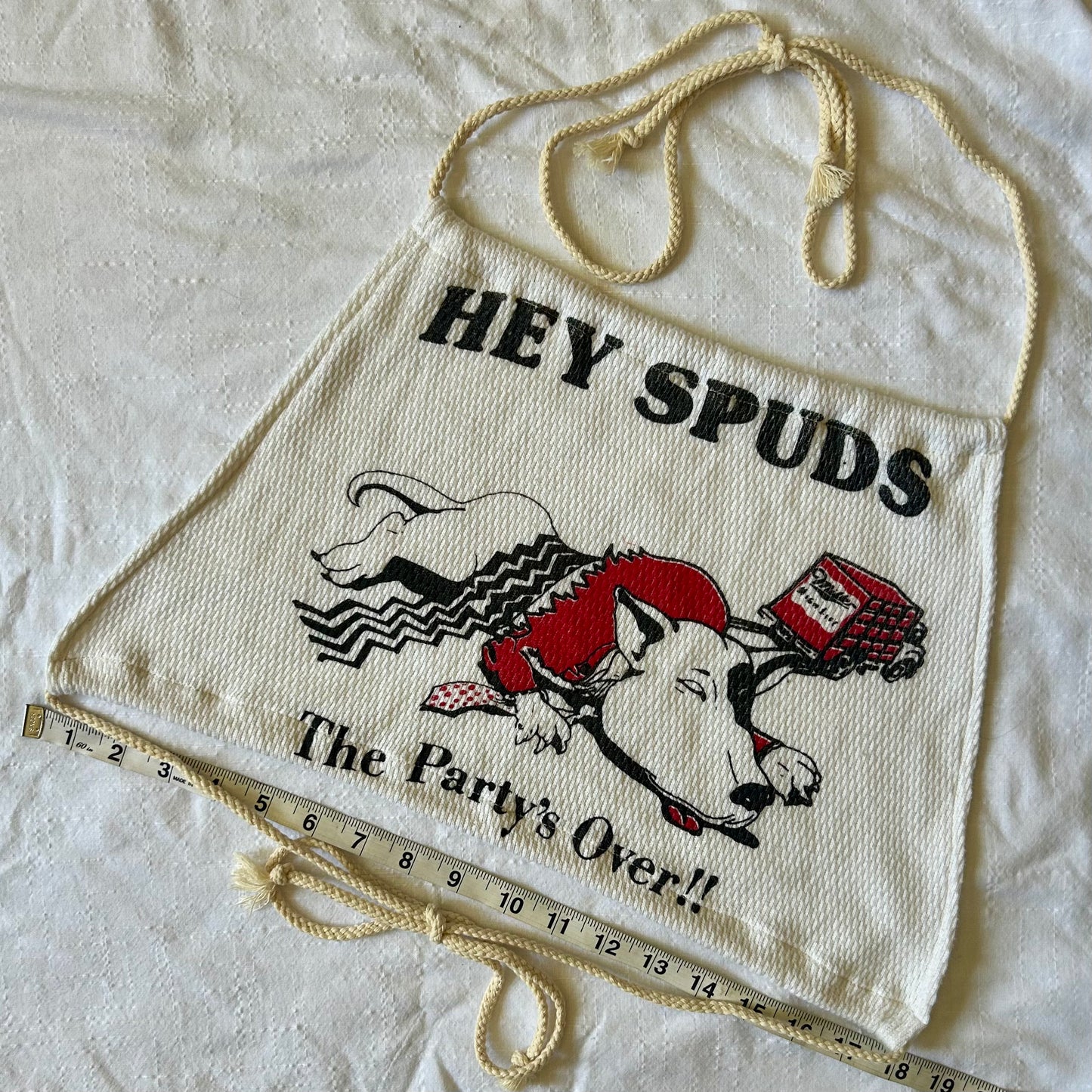 Spuds MacKenzie White Halter Top