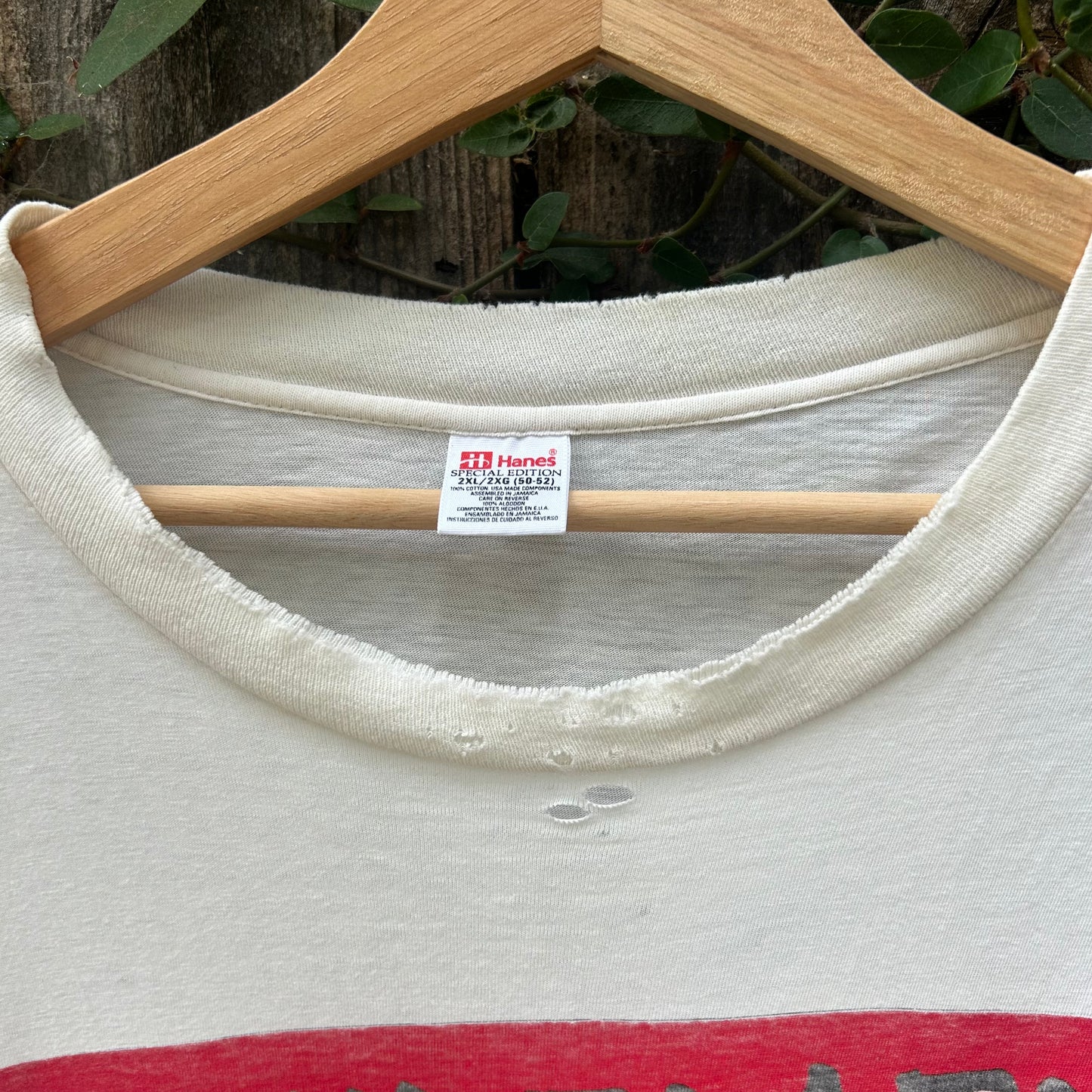 The Clash Vintage 2XL White Tee