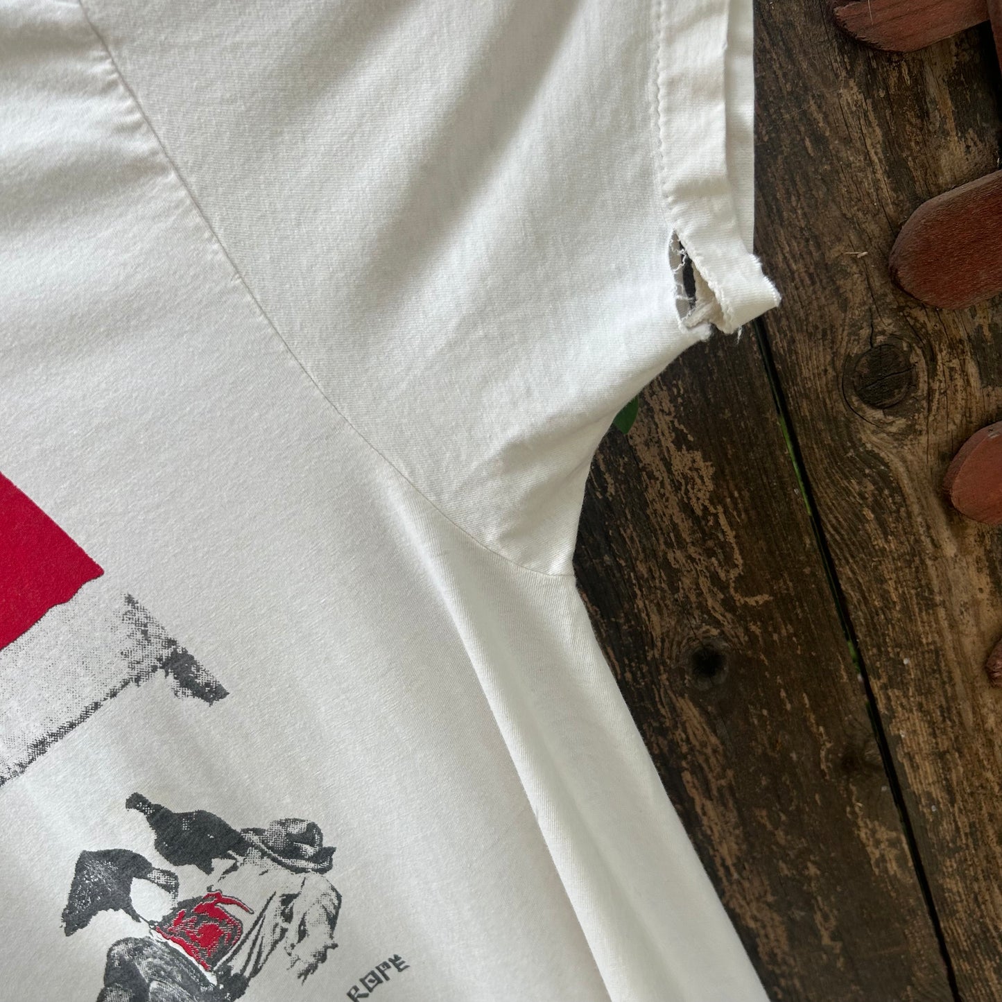 The Clash Vintage 2XL White Tee