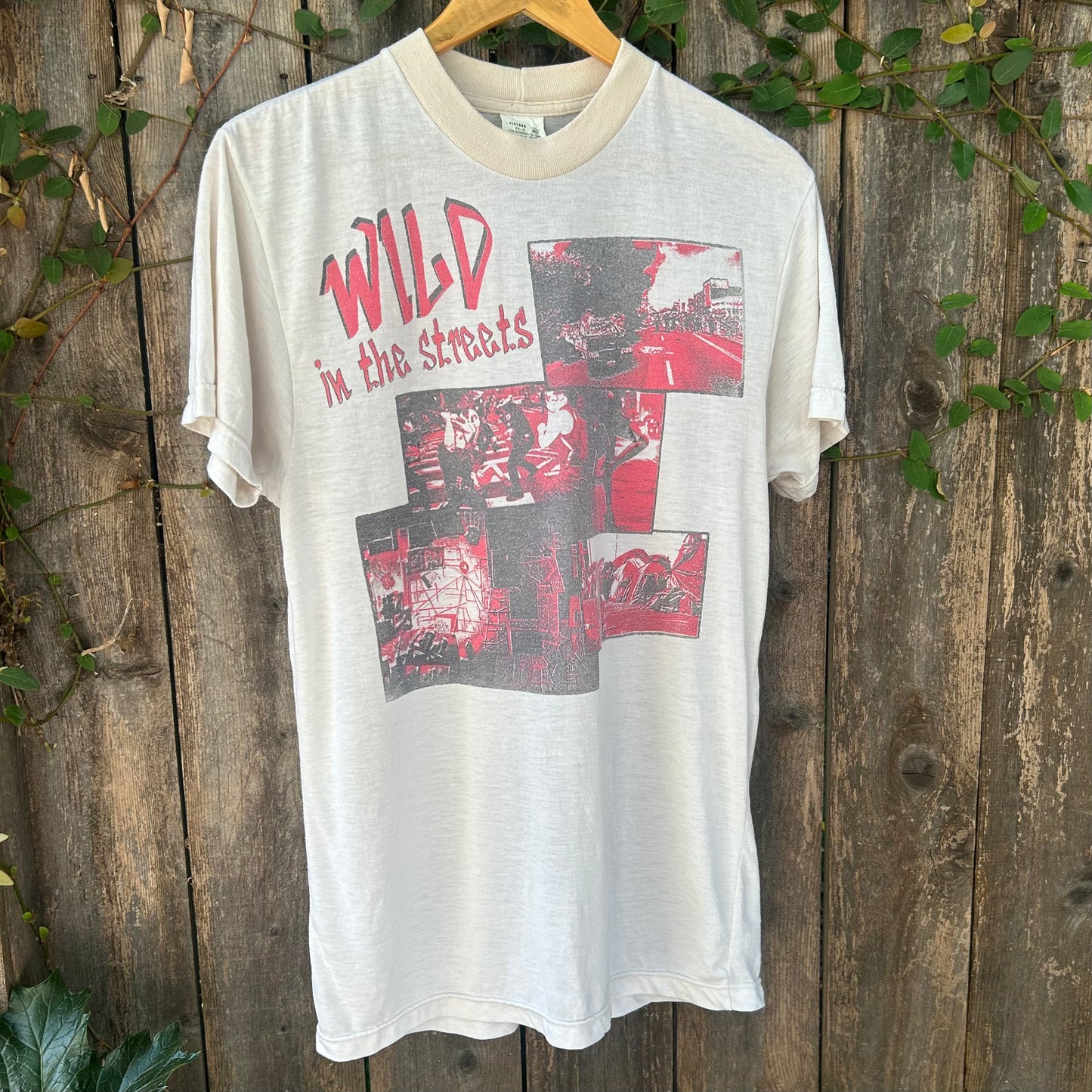 Circle Jerks "Wild in the Streets" Medium White Vintage Tee
