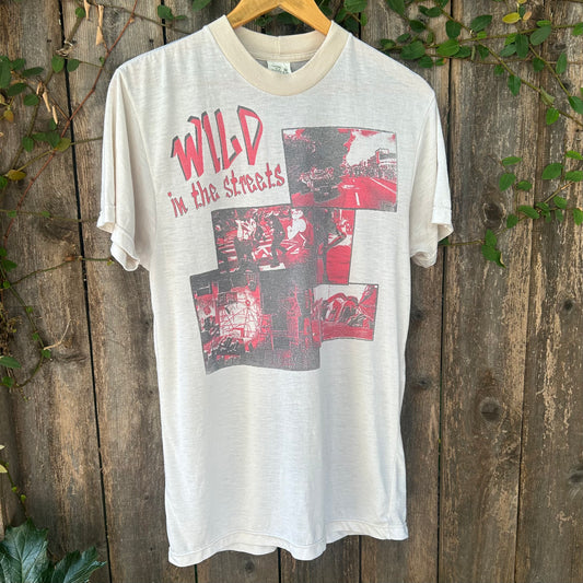 Circle Jerks "Wild in the Streets" Medium White Vintage Tee