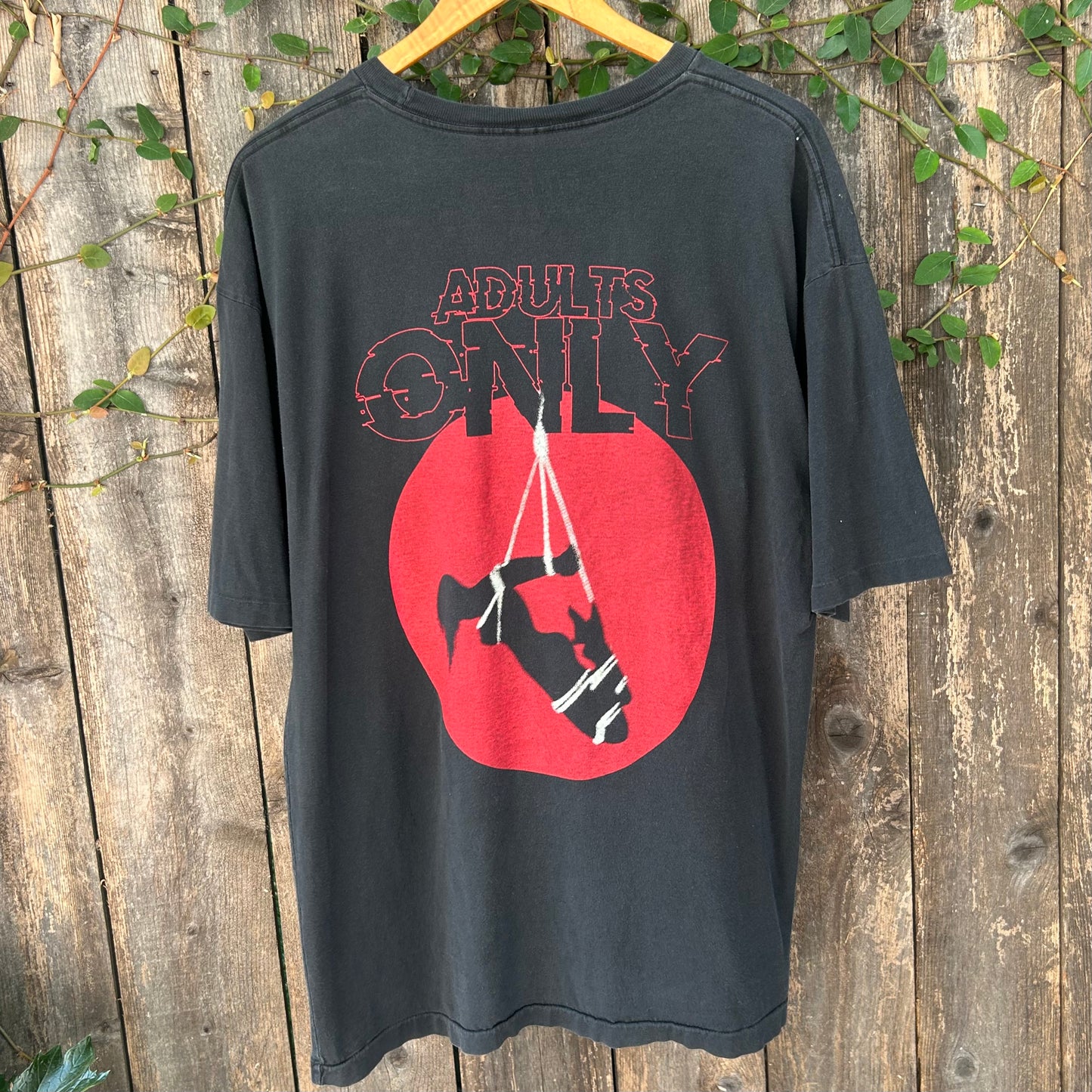 Gimme Danger Adults Only Black XL Vintage Pocket Tee