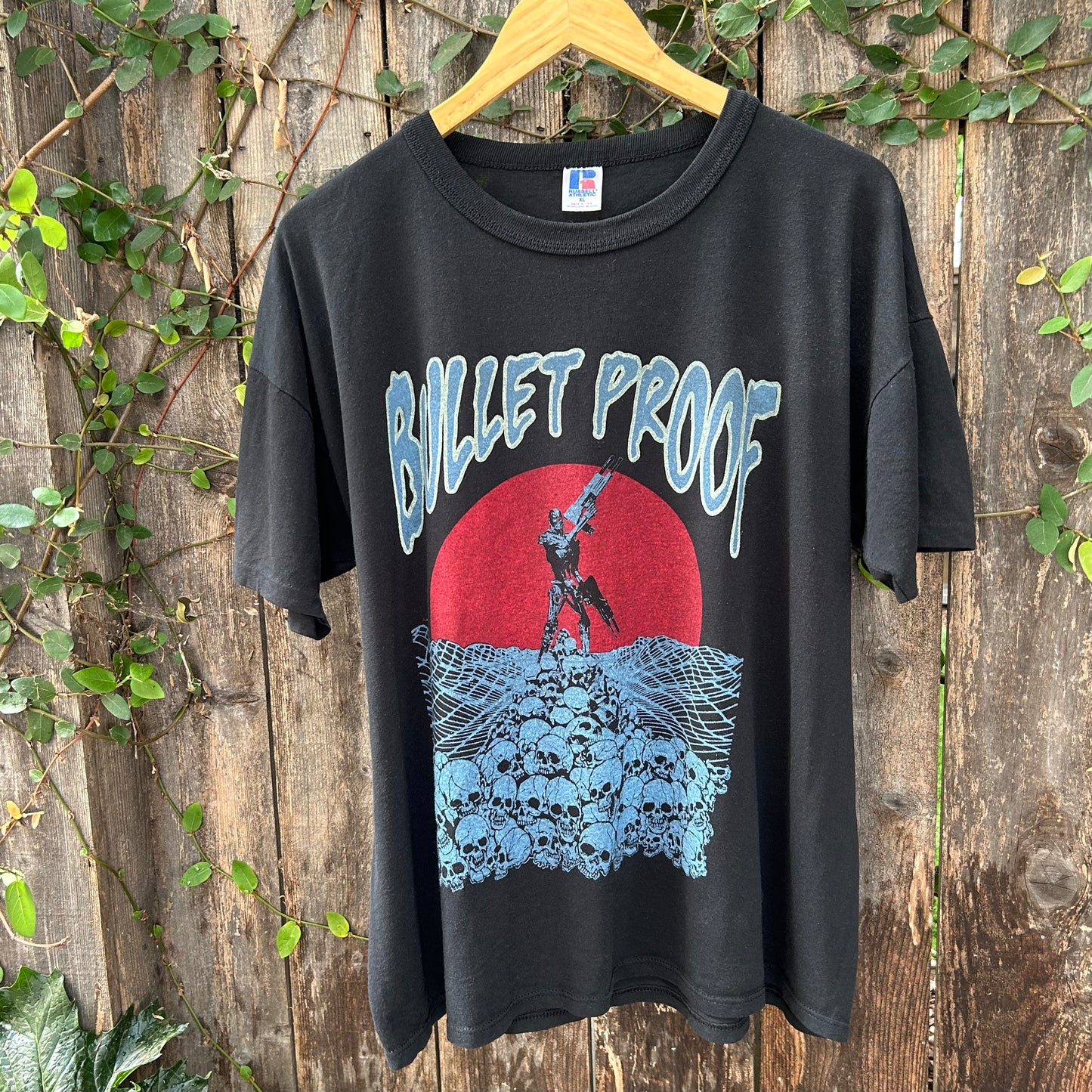 Gimme Danger 'Bullet Proof' Vintage XL Black Tee