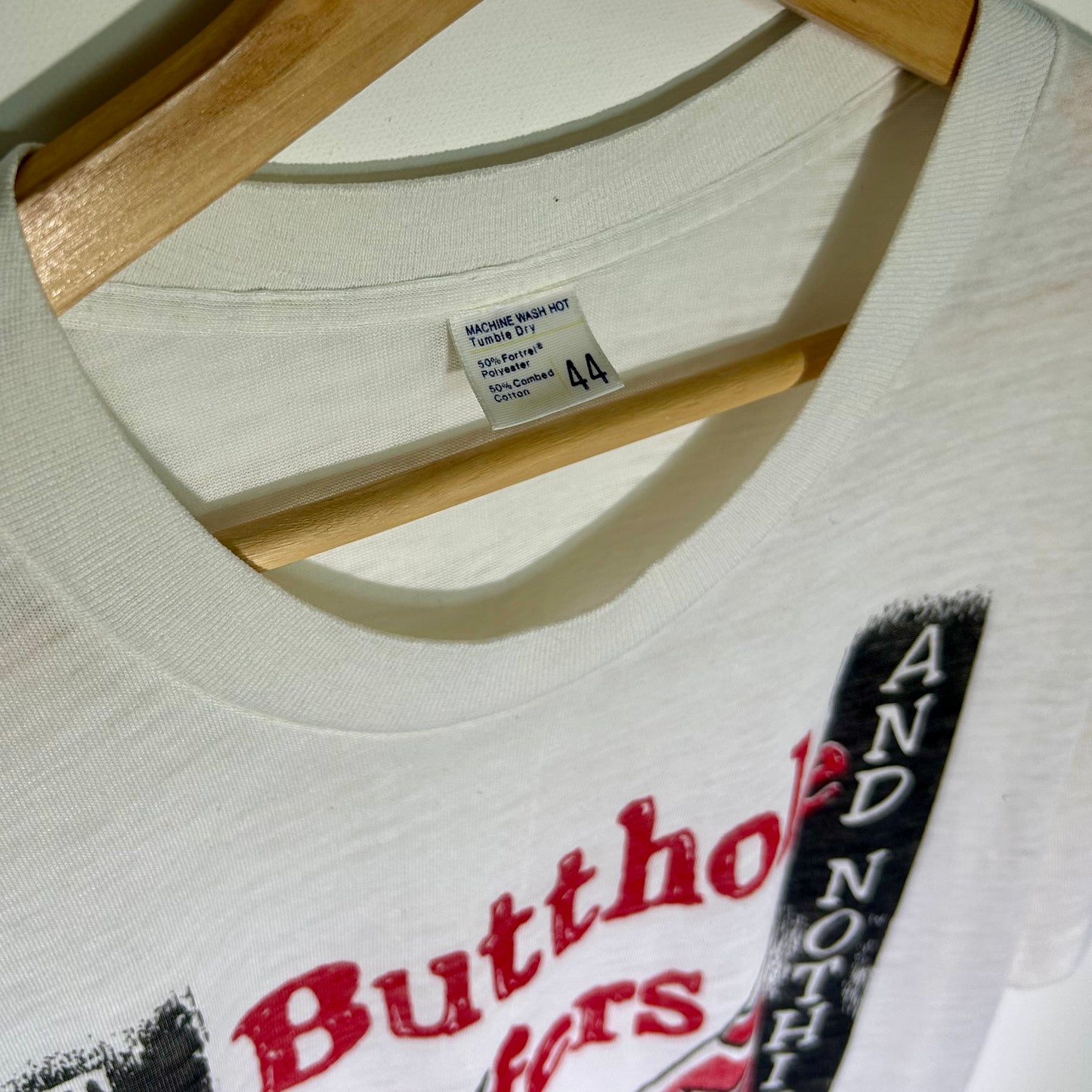 Butthole Surfers Vintage White Large Tee