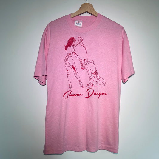 'Gimme Danger' BDSM Pink XL Vintage Tee
