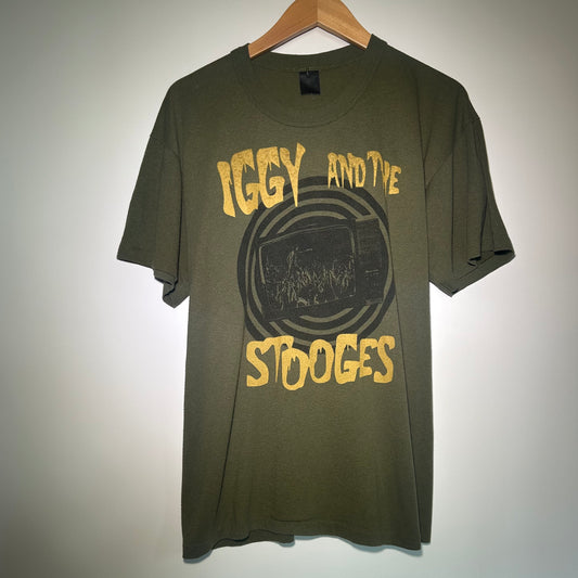 Iggy & The Stooges Green Vintage XL Tee Shirt