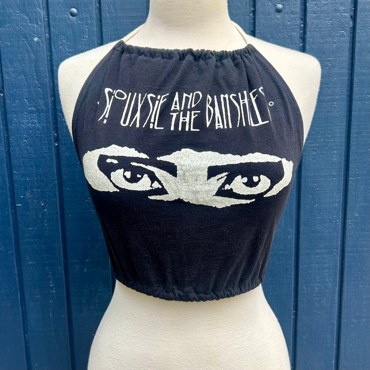 Siouxsie And The Banshees Black Halter Top