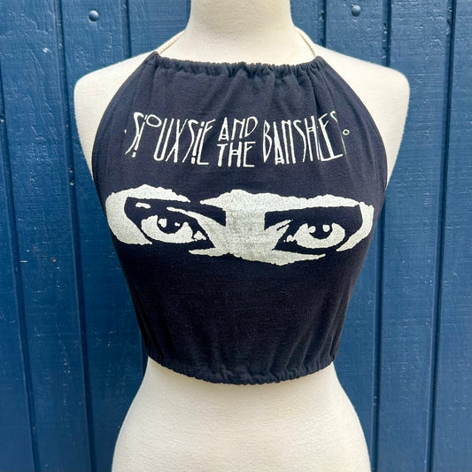 Siouxsie And The Banshees Black Halter Top