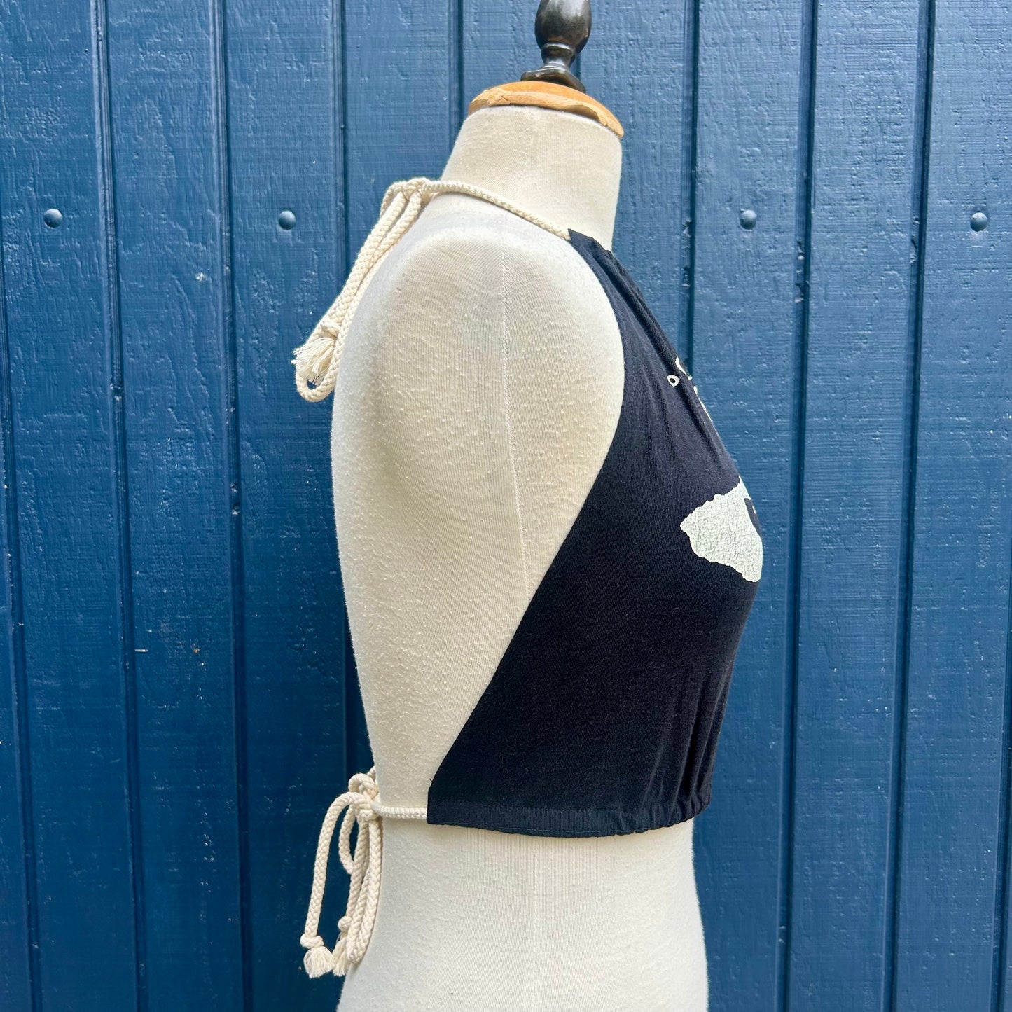 Siouxsie And The Banshees Black Halter Top