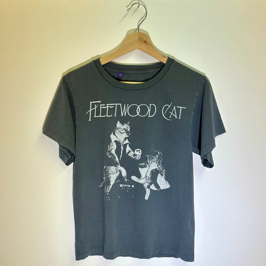 Fleetwood Cat Slate Gray Medium Vintage Tee