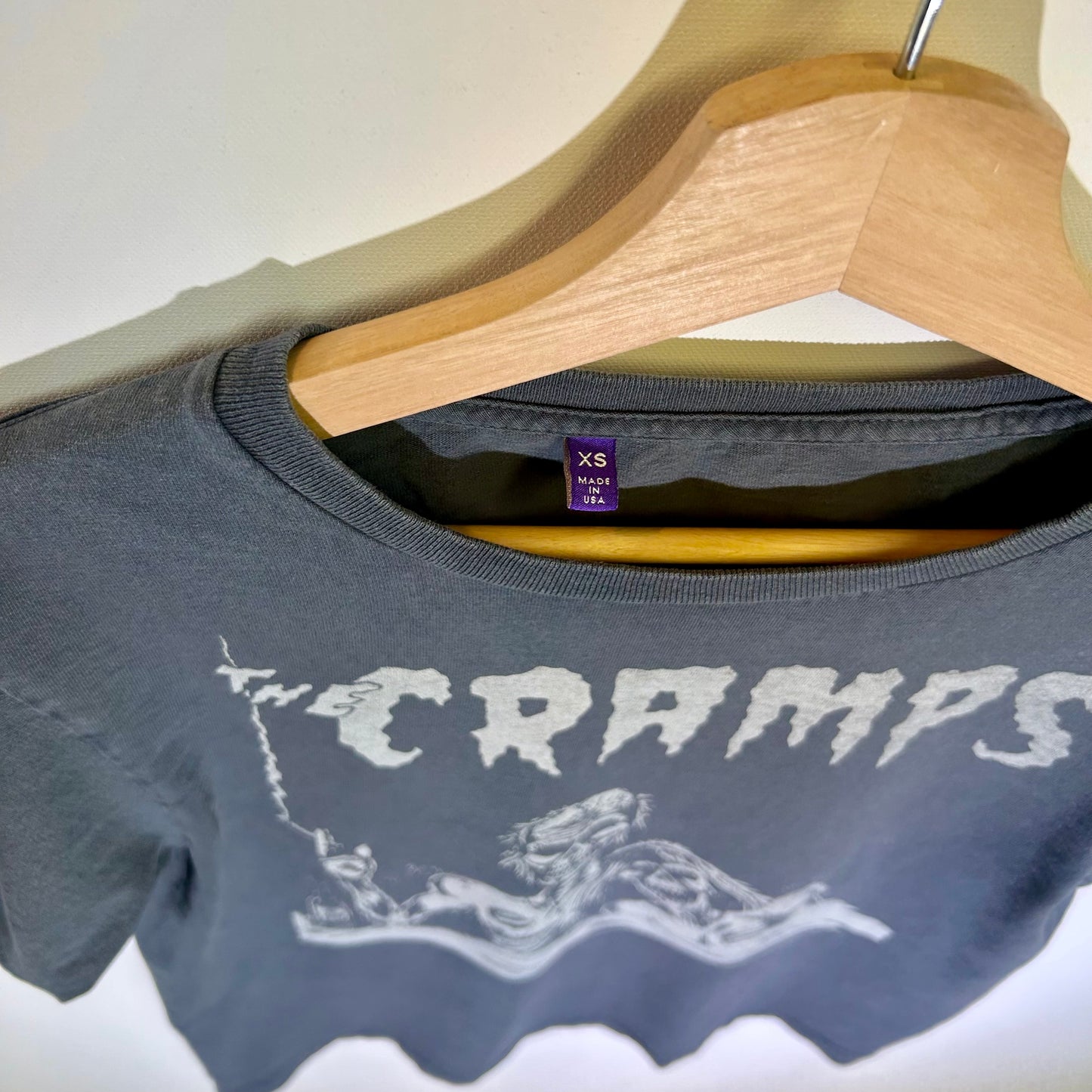 The Cramps Slate Gray Medium Vintage Tee