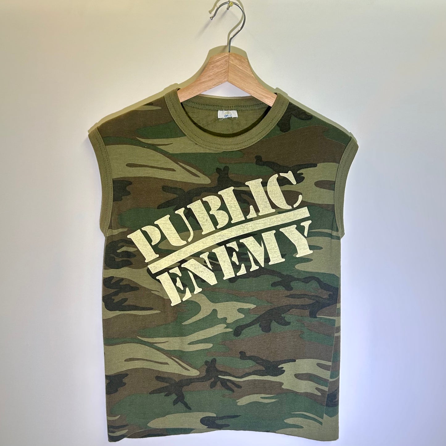 Public Enemy Camo Vintage Small Tank Top