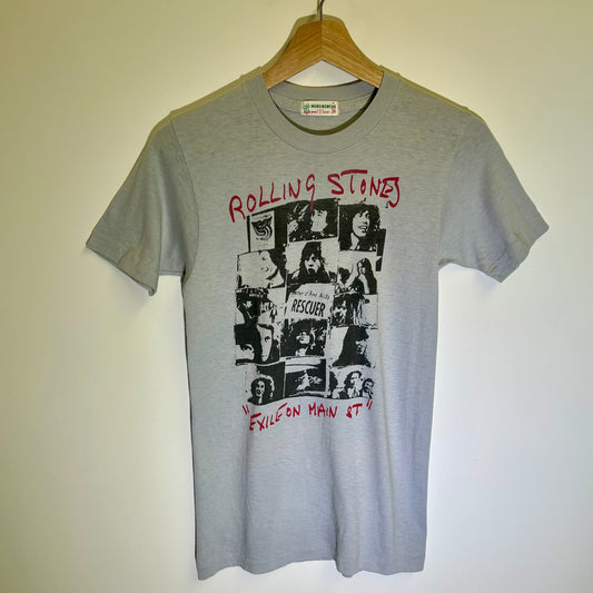 Rolling Stones Pale Blue Vintage Small Tee Shirt