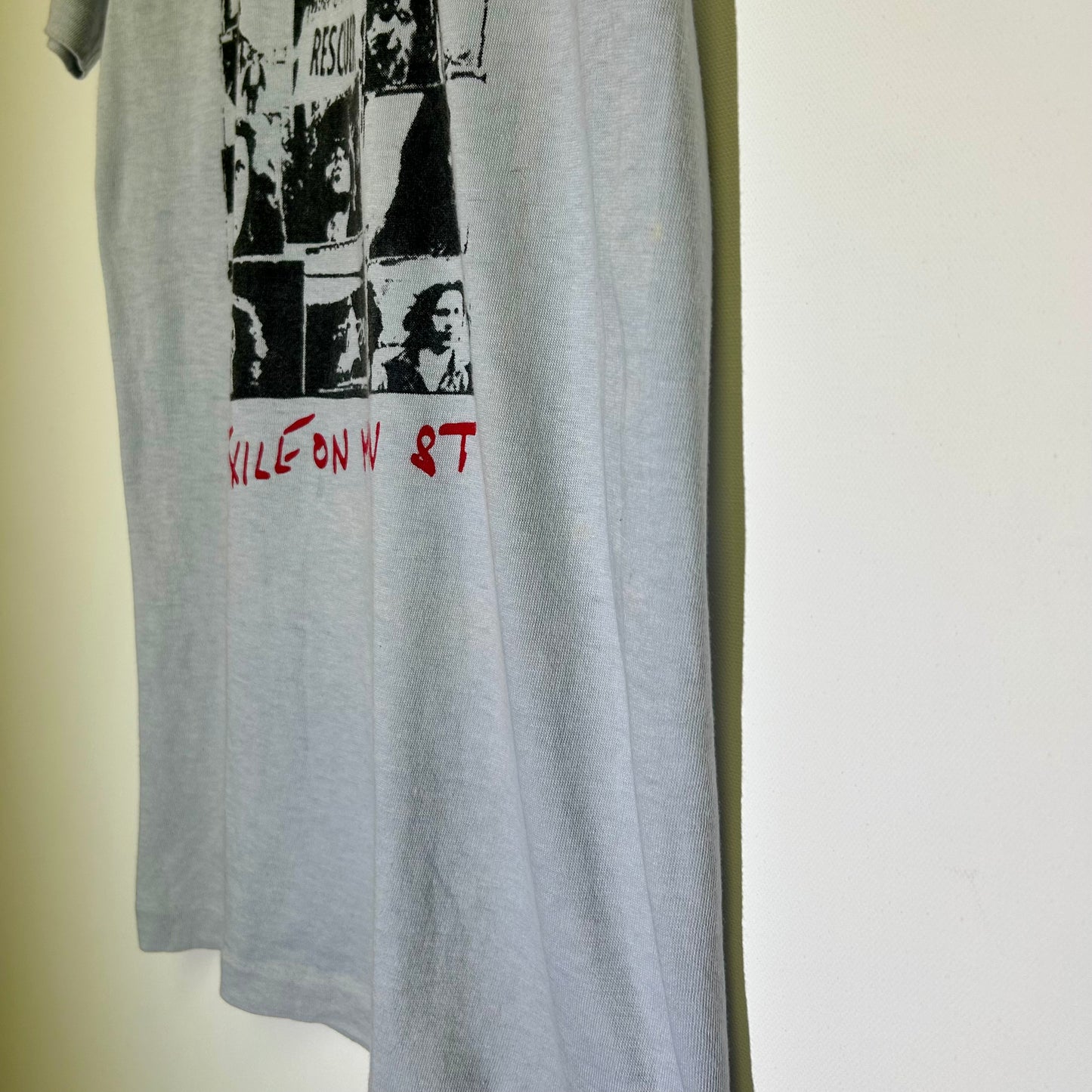 Rolling Stones Pale Blue Vintage Small Tee Shirt