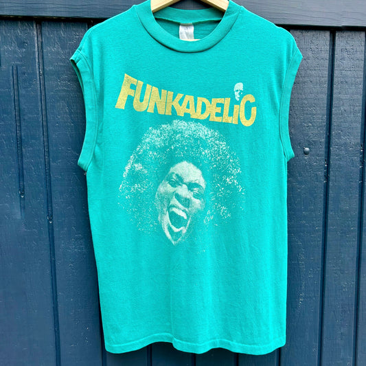 Funkadelic Turquoise Vintage Large Tank Top