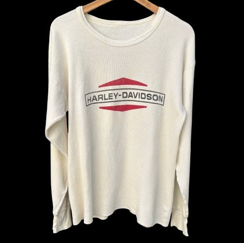 Harley Davidson Vintage XL White Thermal Shirt
