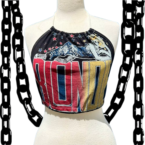 Blondie Black Halter Top