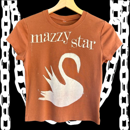 Mazzy Star Rust Small Babydoll Tee